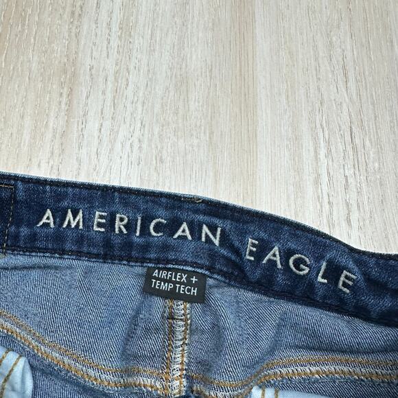 American Eagle AirFlex+ Temp Tech Blue Stretch Skinny Denim Casual Jeans 29x30 - Picture 7 of 13